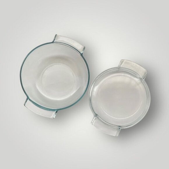 Vintage Pyrex De Corning 3 Quart Casserole Baking Dish 457 and 457 Lid - Picture 3 of 8